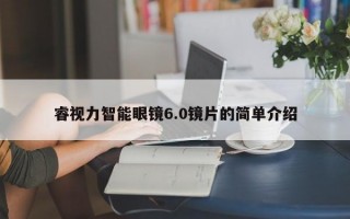 睿视力智能眼镜6.0镜片的简单介绍